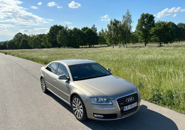 audi mazowieckie Audi A8 cena 65000 przebieg: 149700, rok produkcji 2008 z Kraków